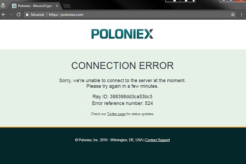 Poloniex down