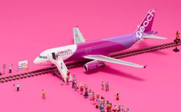 Vous prendrez les avion Peach en payantavec des crypto-monnaies