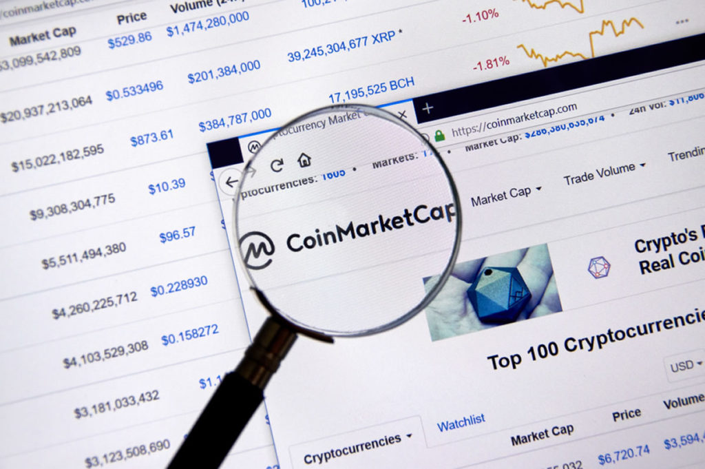 CoinMarketCap accepte la crypto-monnaie Kind