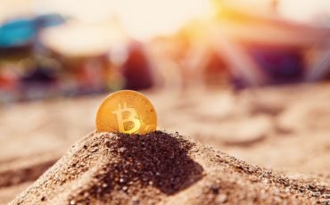 bitcoin sur le sable